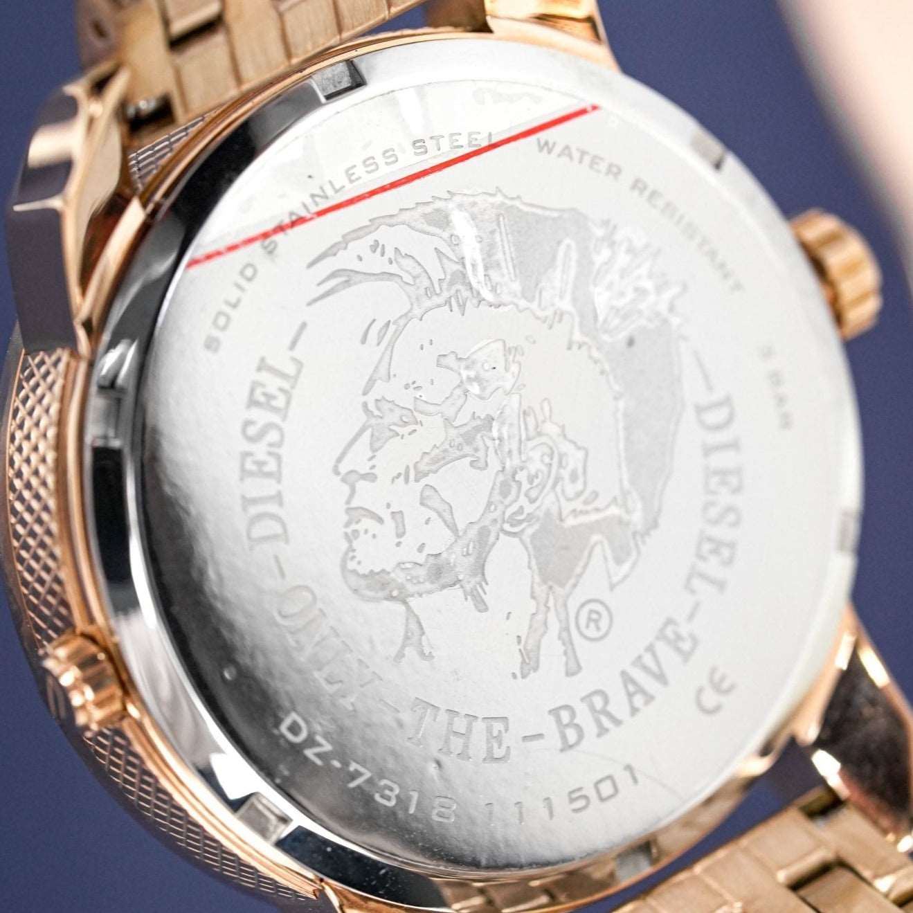 Diesel Dz7318 Men S Mini Daddy Rose Gold Watch - Image 5