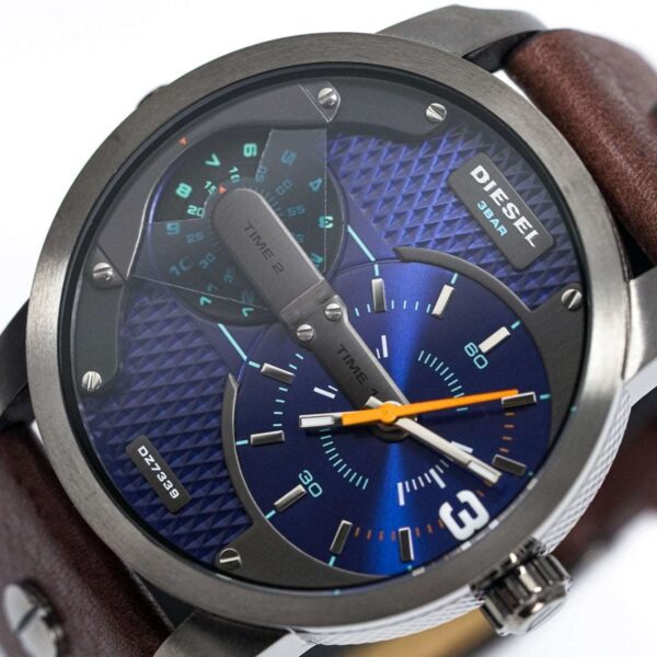 Diesel Dz7339 Men S Mini Daddy Gun Metal Watch - alternate view