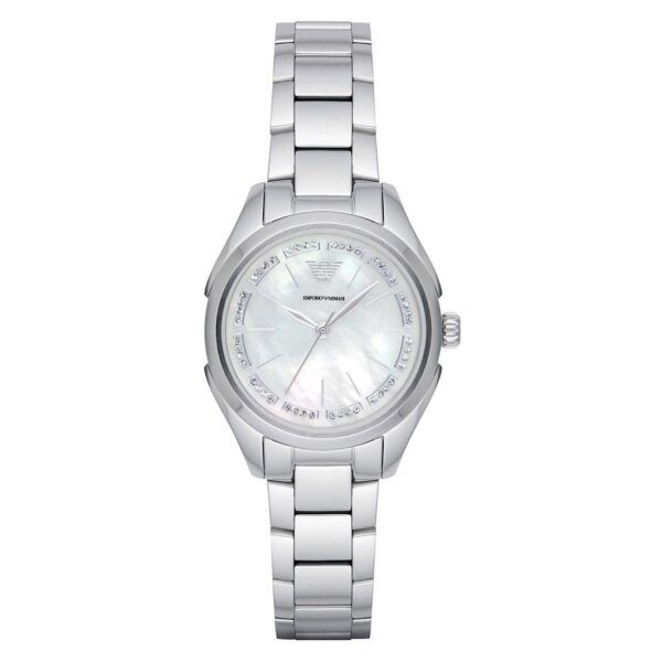 Emporio Armani Ar11030 Ladies Valeria Silver Watch