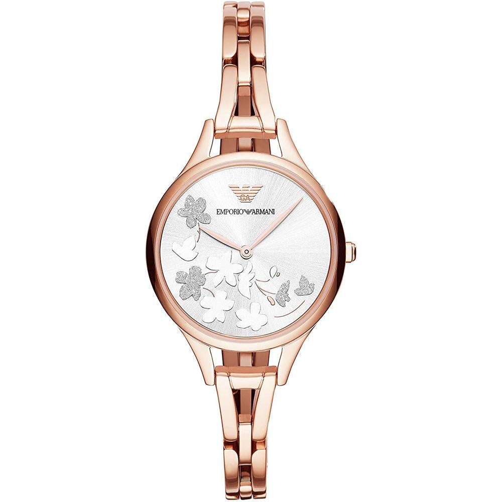 Emporio Armani Ar11108 Ladies Rose Gold Watch