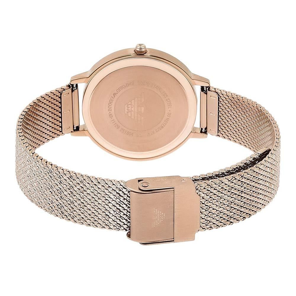 Emporio Armani Ar11129 Ladies Rose Gold Watch - Image 2