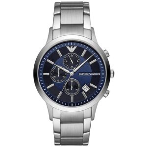Emporio Armani Ar11164 Men S Blue Chronograph Watch