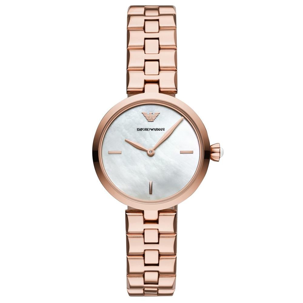 Emporio Armani Ar11196 Ladies Rose Gold Watch