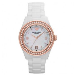 Emporio Armani Ar1472 Ladies Ceramic White Watch