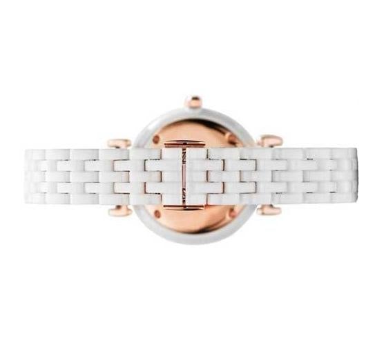 Emporio Armani Ar1486 Ladies White Watch - alternate view