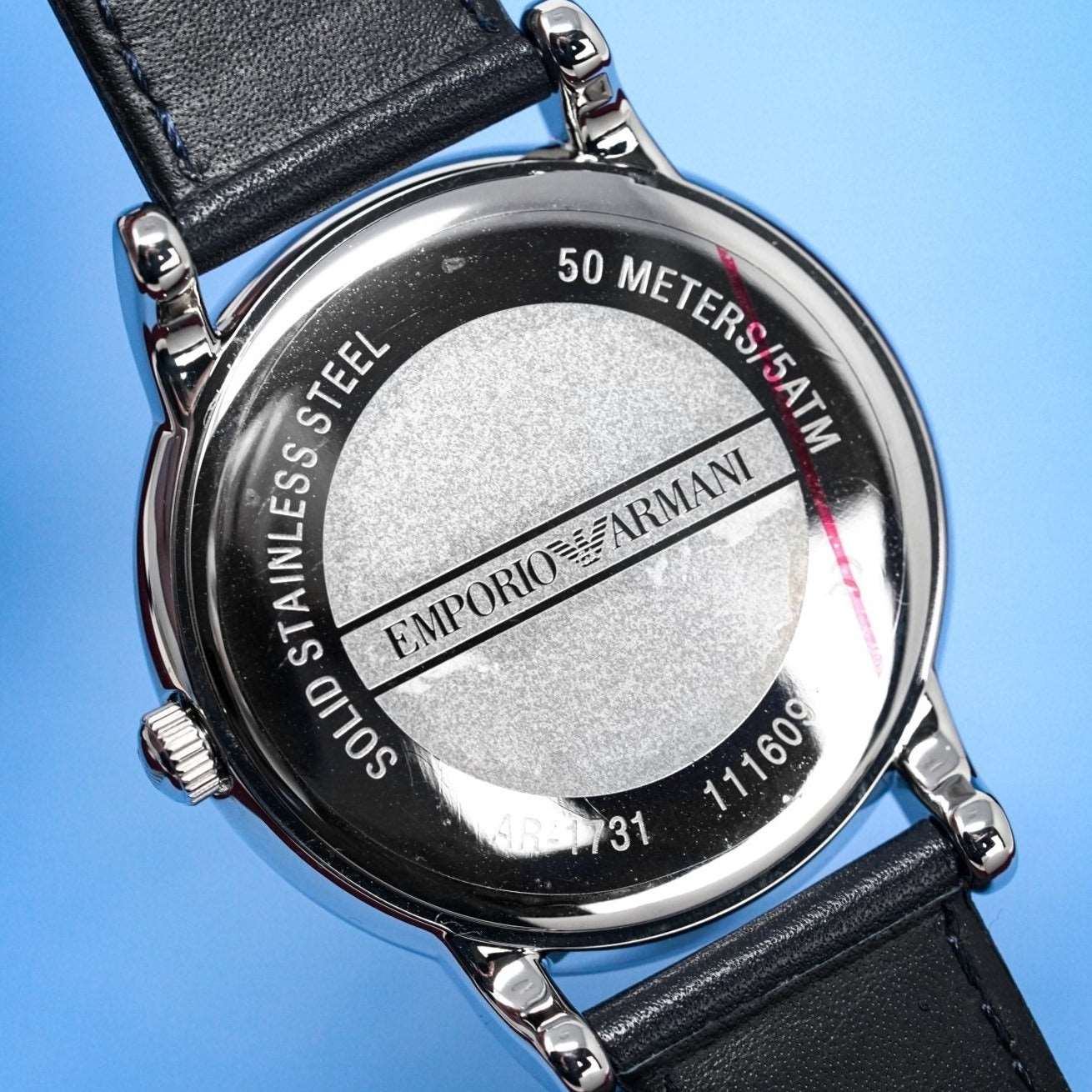 Emporio Armani Ar1731 Men S Classic Blue Watch - Image 3