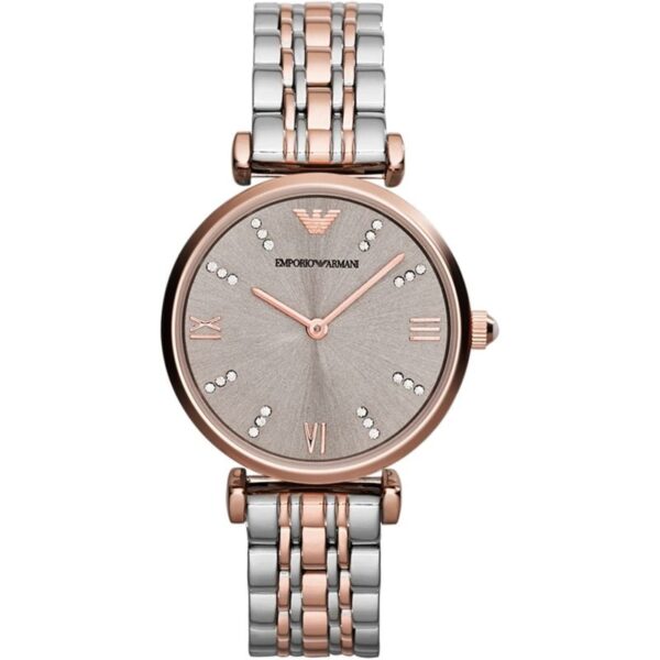 Emporio Armani Ar1840 Ladies Two Tone Watch