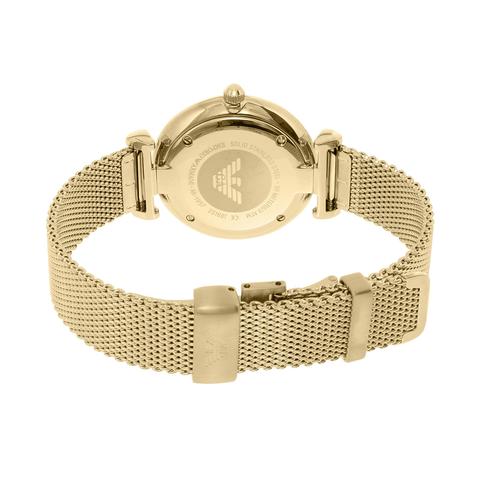 Emporio Armani Ar1957 Ladies Gold Slim Watch - alternate view