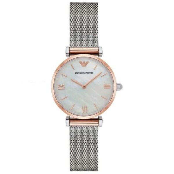 Emporio Armani Ar2067 Ladies Rose Gold Watch