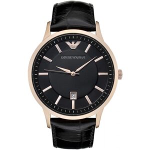 Emporio Armani Ar2425 Men S Renato Rose Gold Pvd Watch