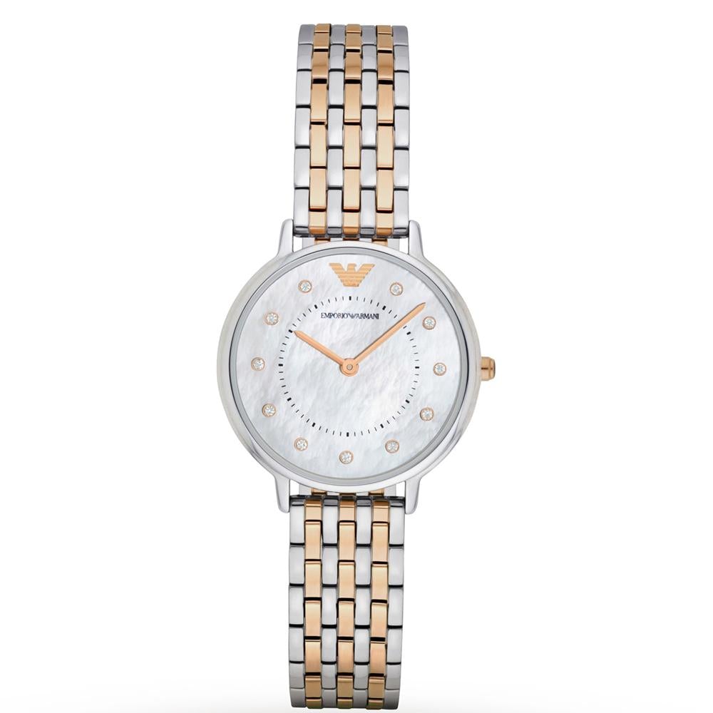 Emporio Armani Ar2508 Ladies Two Tone Watch