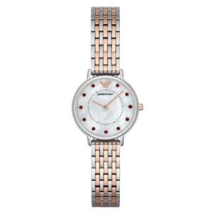 Emporio Armani Ar2515 Ladies Two Tone Watch
