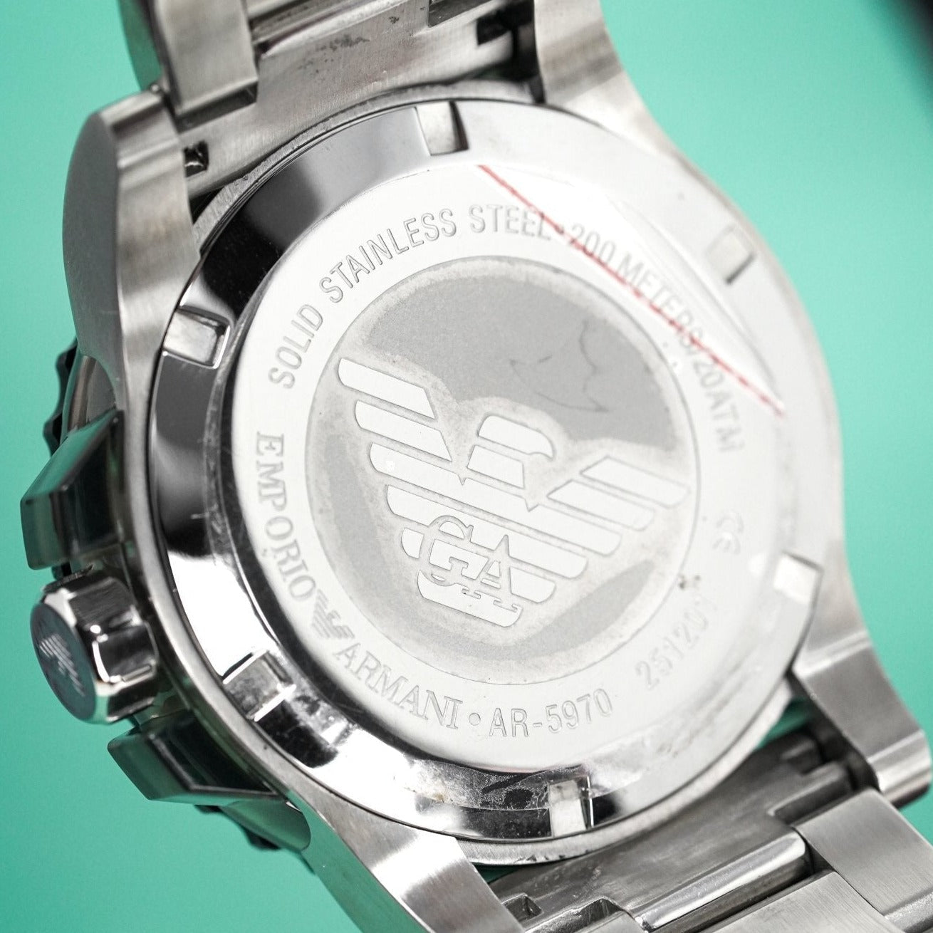 Emporio Armani Ar5970 Men S Sportivo Steel Watch - Image 3