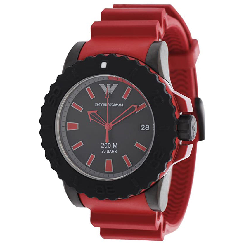Emporio Armani Ar6101 Men S Sportivo Red Watch - Image 3