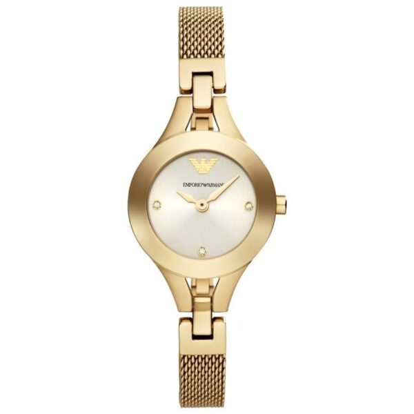 Emporio Armani Ar7363 Ladies Gold Watch