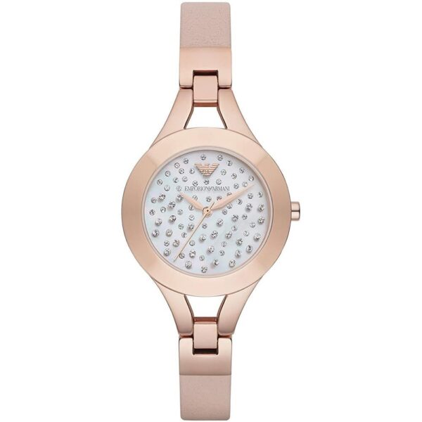 Emporio Armani Ar7437 Ladies Rose Gold Watch