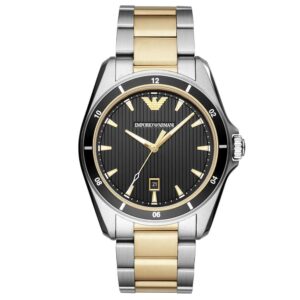 Emporio Armani Ar80017 Men S Two Tone Gold Watch