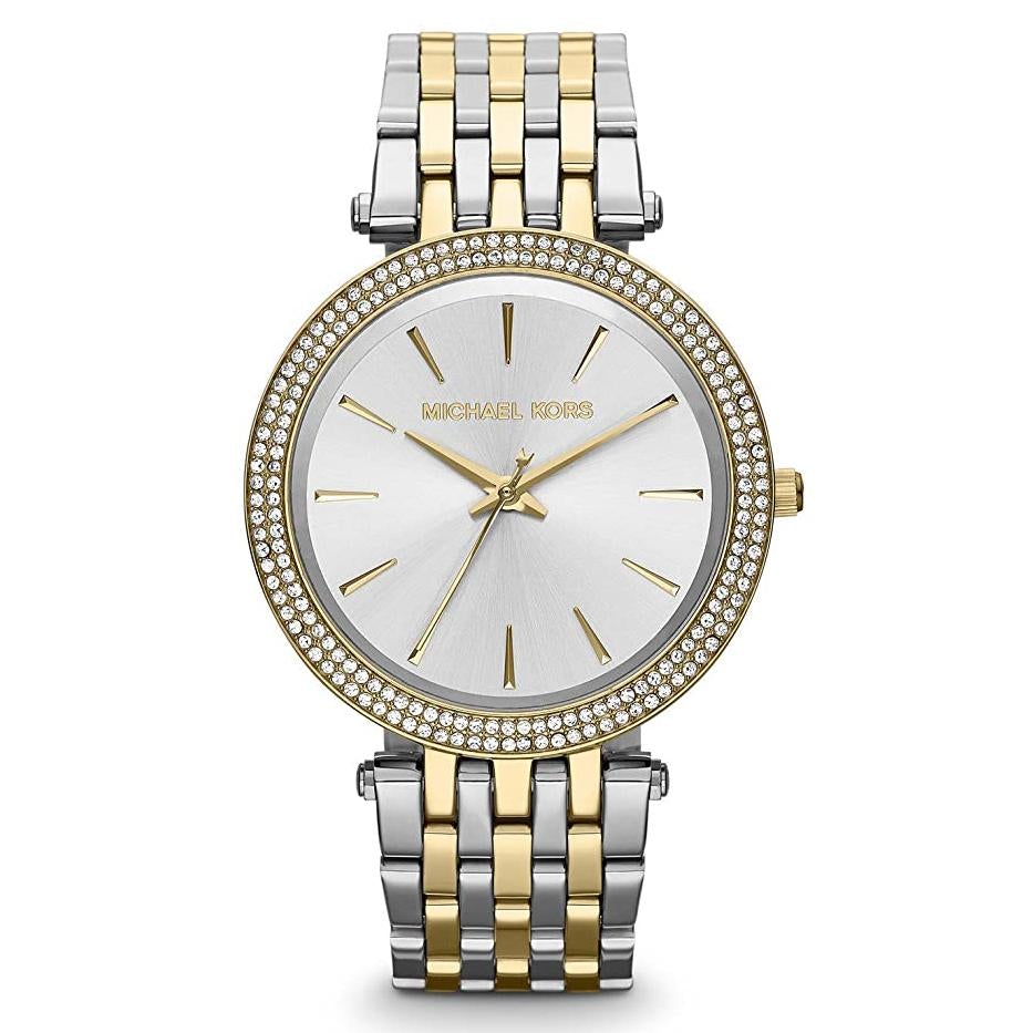 Michael Kors Mk3215 Ladies Darci Silver Two Tone Watch