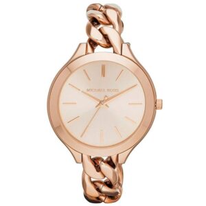 Michael Kors Mk3223 Ladies Slim Runway Rose Gold Watch