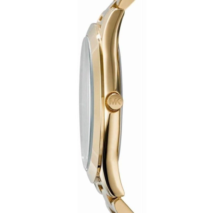 Michael Kors Mk3264 Ladies Slim Runway Gold Pink Watch - Image 2