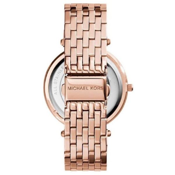 Michael Kors Mk3439 Ladies Darci Rose Gold Pave Watch - alternate view