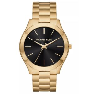 Michael Kors Mk3478 Ladies Slim Runway Gold Watch