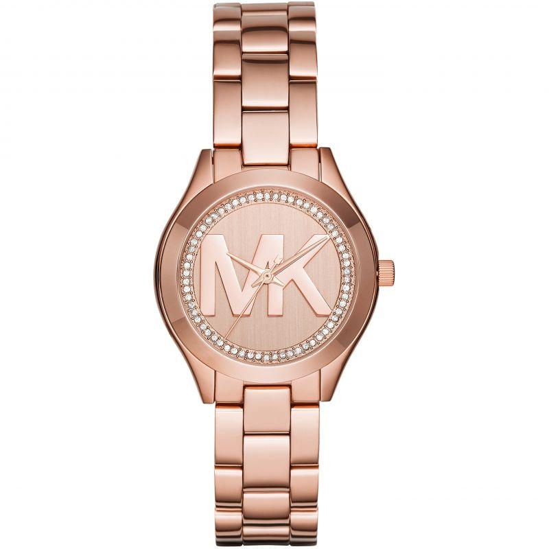 Michael Kors Mk3549 Ladies Mini Slim Runway Rose Gold Watch