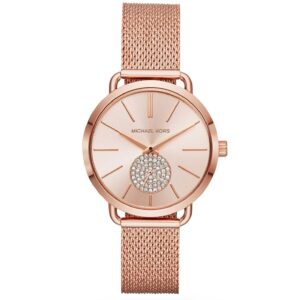 Michael Kors Mk3845 Ladies Portia Rose Gold Watch