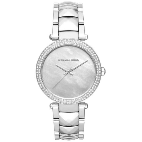 Michael Kors Mk6424 Ladies Designer Silver Watch
