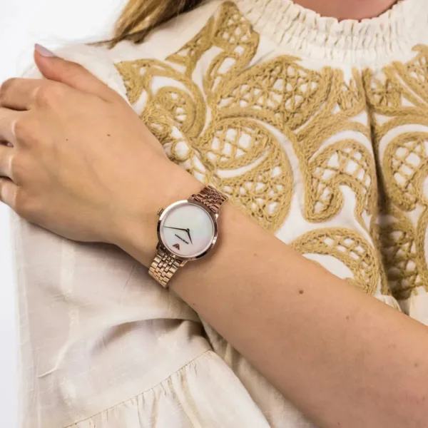 Emporio Armani Ar11158 Ladies Rose Gold Watch - alternate view