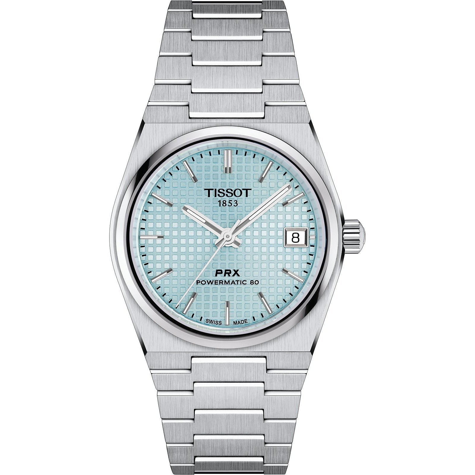 Tissot Prx Powermatic 35mm Ladies Ice Blue Watch T1372071135100