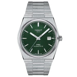 Tissot Prx Powermatic 80 Mens Green Watch T1374071109100