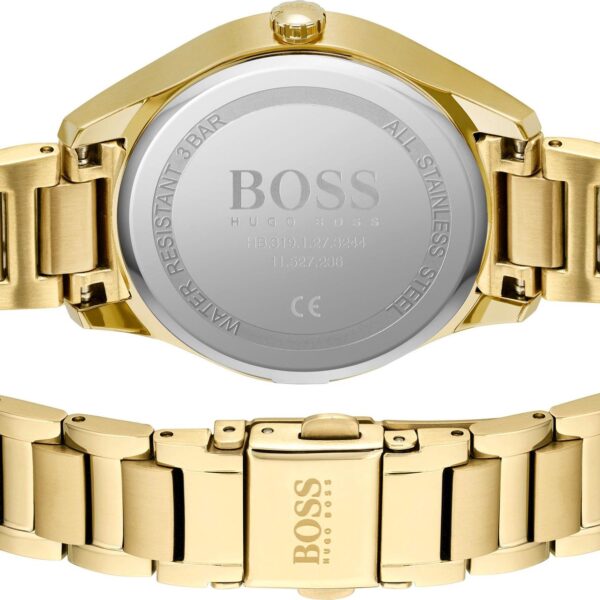 Hugo Boss Womens 1502584 Grand Course Quartz Gold Tone Stainless Steel Watch - alternate view