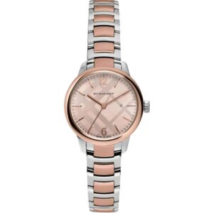 Burberry Ladies Watch Swiss Classic Two Tone Bu10117