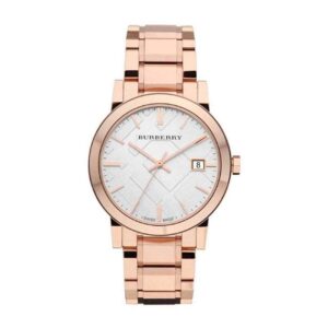 Burberry Ladies Watch The City Rose Gold Pvd Bu9004