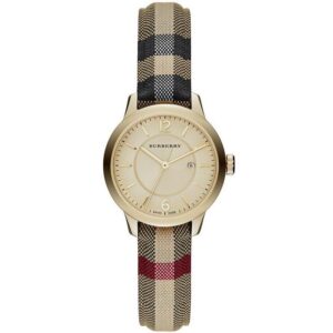 Burberry Ladies Watch The Classic Yellow Gold Bu10104