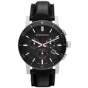 Burberry Mens Watch Chronograph The City Black Bu9382