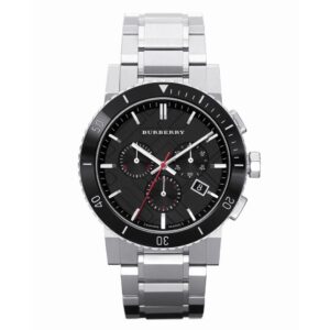 Burberry Mens Watch Chronograph The City Silver Bu9380