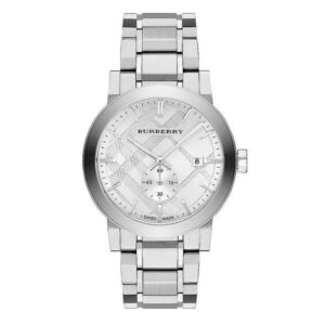 Burberry Mens Watch Chronograph The City Silver Bu9900