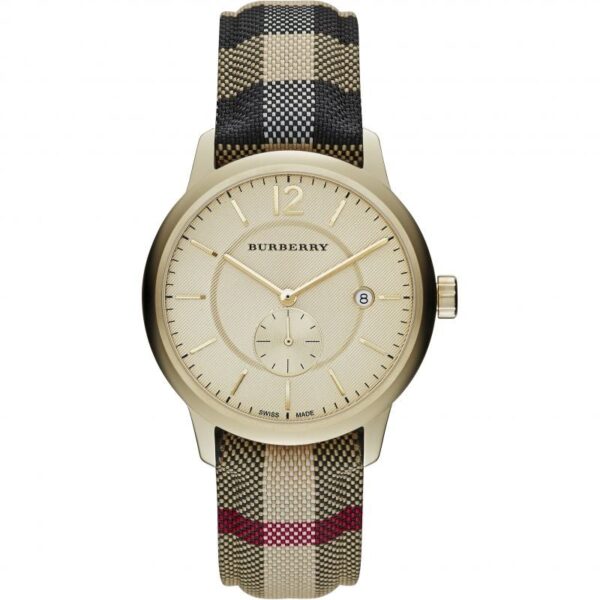 Burberry Mens Watch The Classic Horseferry Champagne Bu10001