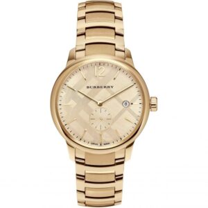Burberry Mens Watch The Classic Yellow Gold Bu10006