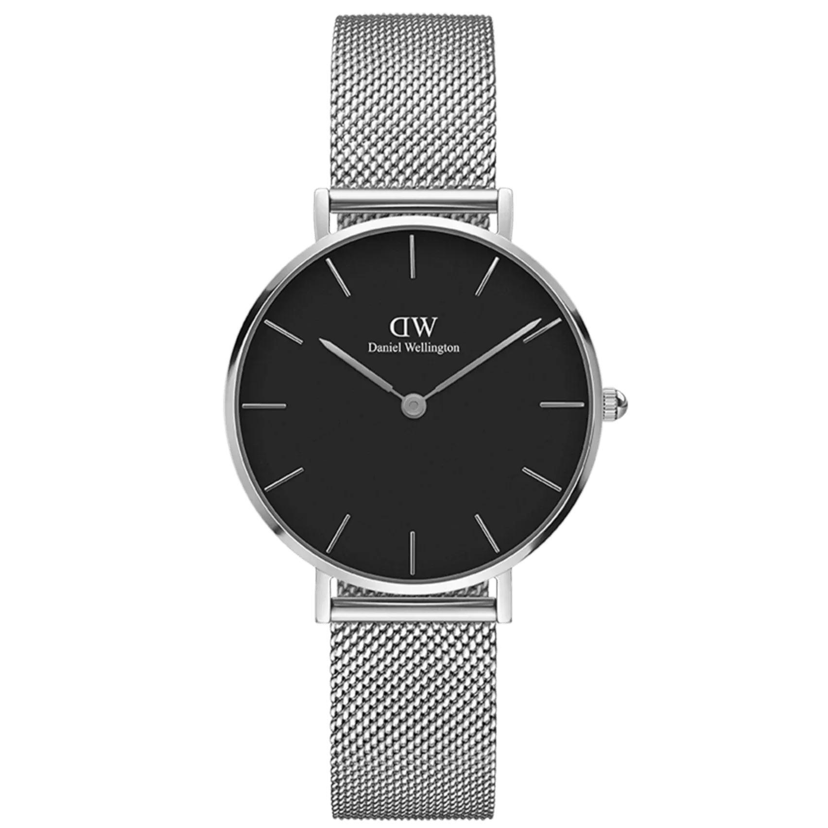 Daniel Wellington Ladies Silver Petite Stirling Watch Dw00100162