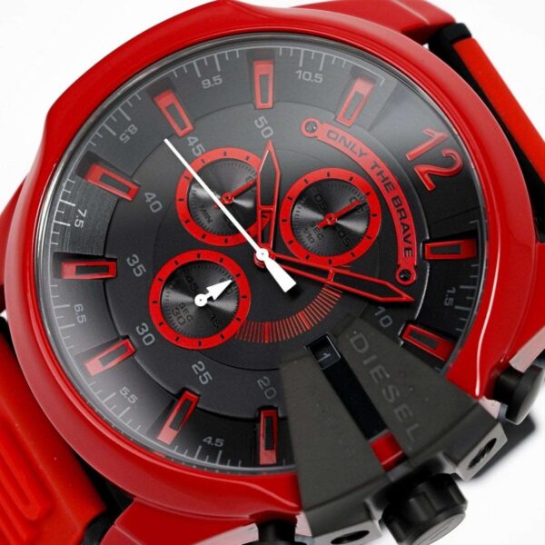 Diesel Dz4526 Men S Chronograph Mega Chief Red Watch - alternate view