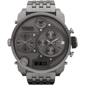 Diesel Dz7247 Men S Chronograph Big Daddy Gun Metal Watch