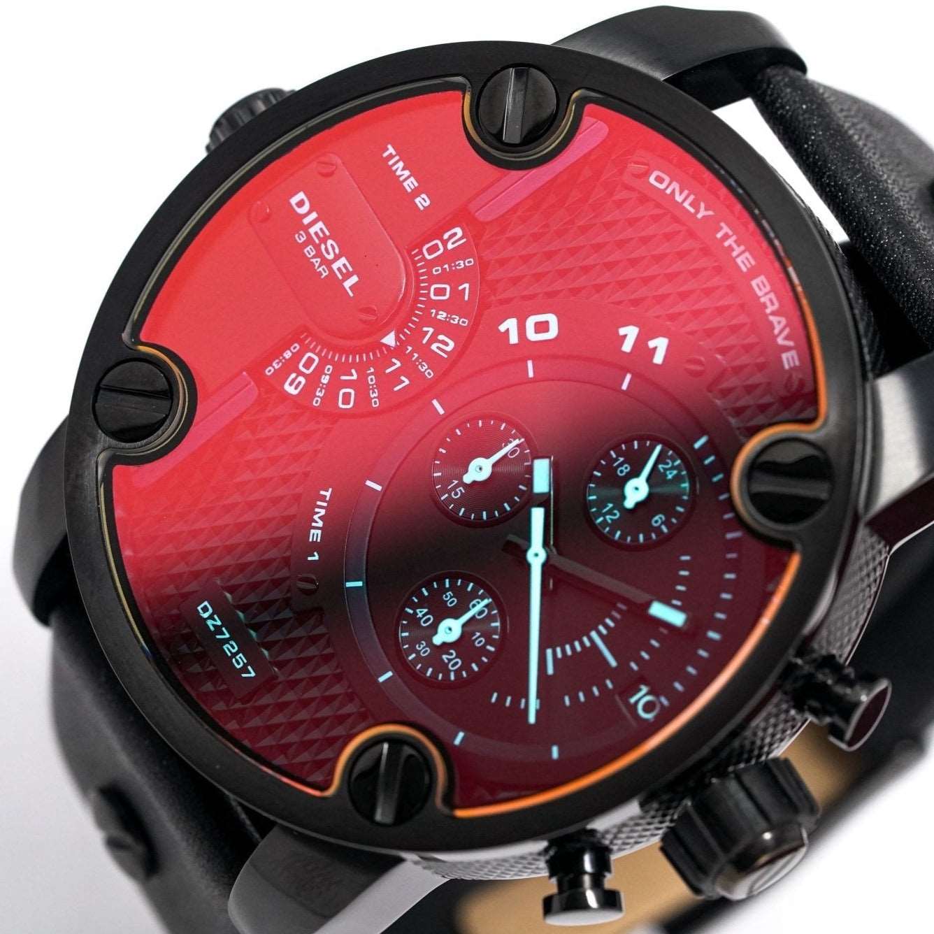 Diesel Dz7257 Men S Chronograph Little Daddy Blue Black Watch - Image 4