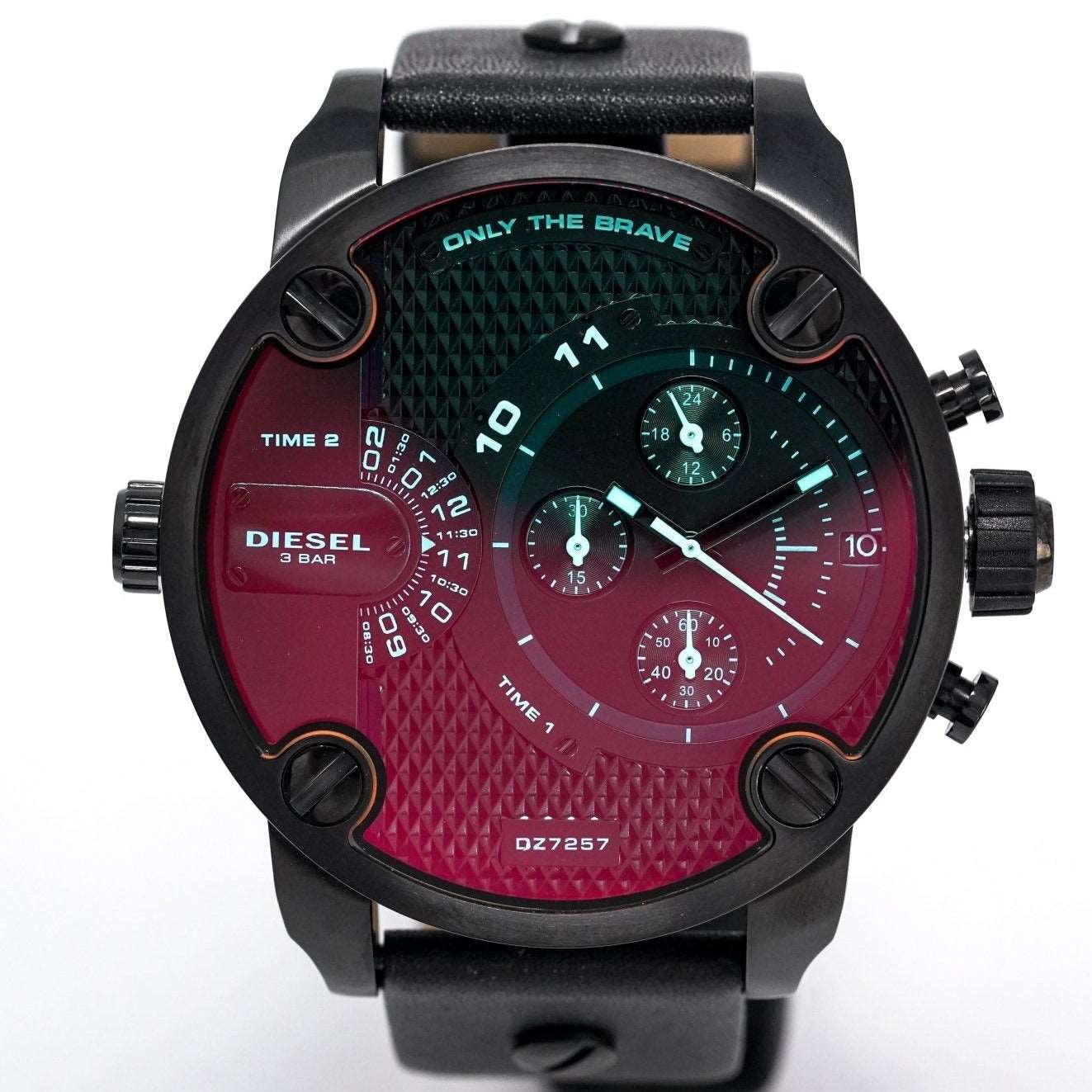 Diesel Dz7257 Men S Chronograph Little Daddy Blue Black Watch - Image 2