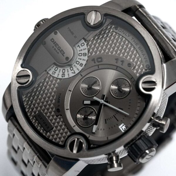 Diesel Dz7263 Herren-Chronograph Little Daddy Gun Metal Uhr - alternate view