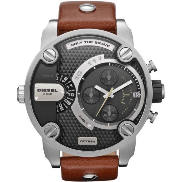 Diesel Dz7264 Men S Little Daddy Brown Chronograph Watch