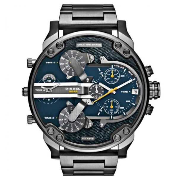 Diesel Dz7331 Herrenuhr Daddy 2 0 Gunmetal Chronograph