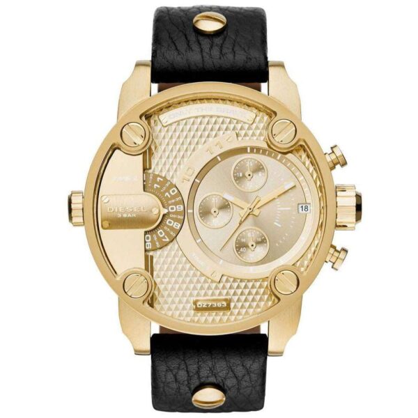 Diesel Dz7363 Herren-Chronograph Little Daddy Gold Uhr